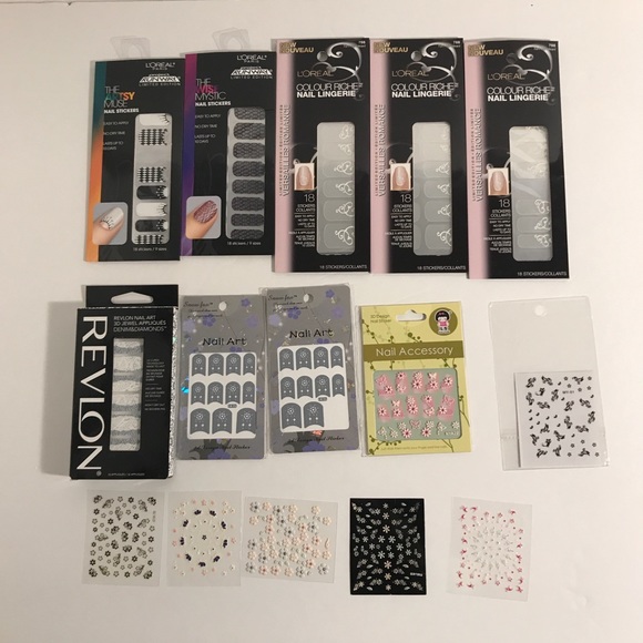 L'Oreal Other - Nail Art Stickers Lot